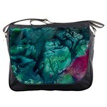 ORIGINAL,DESIGNER &quot;blue fearie&quot; messenger BAG BY ADITI-KALI 14&quot;(L) x 4.8... - $44.23