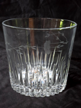 Vintage PRINCESS HOUSE 5.75&quot; Crystal HERITAGE Ice / Champagne Chiller Bu... - $14.98