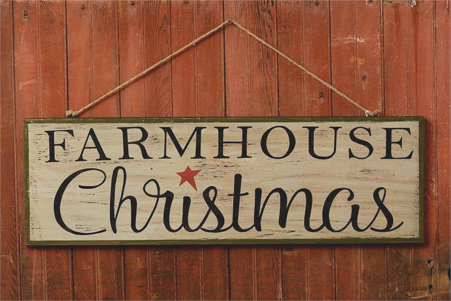 Primary image for Large Farmhouse Christmas wood Sign - SALE