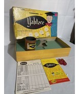 Vintage 1961 Yahtzee Board Dice Game. Original Box.  No 950. Lowe USA. F... - £9.94 GBP