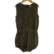 The Simple Folk Vintage Terry Romper Olive Size 7/8 New - £29.18 GBP