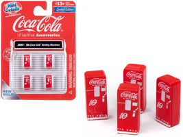 1950&#39;s &quot;Coca-Cola&quot; Vending Machines Set of 4 pieces &quot;Mini Metals&quot; Series for 1/8 - £18.20 GBP