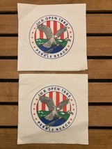 Vintage Lot of 2 Collectible US Open 1982 Pebble Beach Napkins Golf - £4.97 GBP