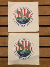 Vintage Lot of 2 Collectible US Open 1982 Pebble Beach Napkins Golf - $120.69 MXN