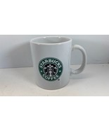 Classic Logo Starbucks Coffee Mug 2014 Green Logo White Cup - €8,47 EUR