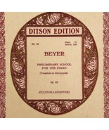 Preliminary School For Piano 1905 Music Instruction Book 1st Edition PB C2 - $460.08 MXN