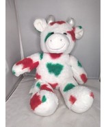 Build A Bear Mooey Holiday Christmas Cow Plush Stuffed Animal Colorful S... - £38.74 GBP
