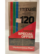 New Maxell VHS Bonus 3 Pack - 1 Professional Grade XL-HIFI &amp; 2 Premium H... - $13.43 CAD