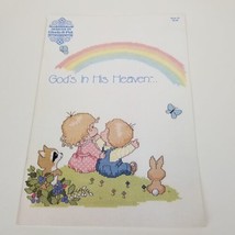 God's In His Heaven ~ Cross Stitch Designs Gloria & Pat Book 22 Vintage 1983 - $9.90
