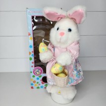 Gemmy Industries Animated Easter Bunny Eggs in Basket 12&quot; Musical DOES N... - $29.99