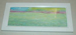 11.25x5.25 Framed Watercolor Original Painting Artwork Artist Signed - £15.94 GBP