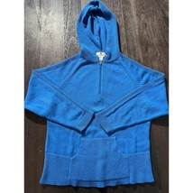 Woolrich Blue Women&#39;s Hooded Cardigan Full Zip Sweater - £23.65 GBP