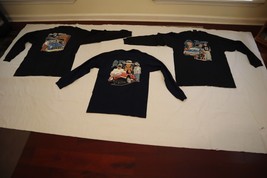 Lot of 3 Exceed Knitwear Tee Shirts-Party Time Bk XL-My Vida Blue M -HomeboyBk L - £17.09 GBP