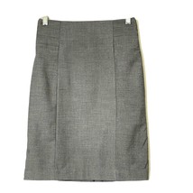 H &amp; M Women&#39;s size 6 Modern Classic Lined Pencil Skirt Knee Length Gray - £17.66 GBP