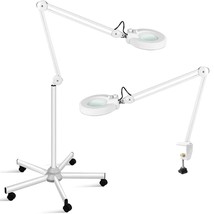 Led Floor Lamp, Led Esthetician Light, Magnifying Glass With Light, Lighted Magn - £134.43 GBP