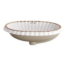 Elegant European-Style Oval Ceramic Bathroom Basin - £1,066.36 GBP