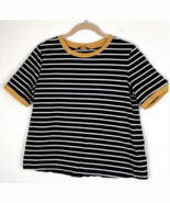 SHEIN Junior girls striped t-shirt size small - $4.00