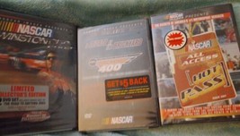 Nascar 3 DVD Lot -2003 Brickyard 400, All Access Hot Pass, Winston Cup 2002 - £23.35 GBP