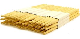 Drumsticks 12 Pairs - 5A Wood Tip Natural Maple Pro 24 Drum Sticks - £31.19 GBP