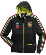 New Adidas Originals Star Wars GLOW Black Jacket Men RASTA BOB A FETT V3... - $139.99