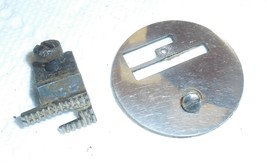 Singer 27 V.S. Feed Dog &amp; Throat Plate Both With Mounting Screws - £11.99 GBP