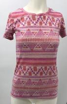 Mossimo Womens Aztec Print Short Sleeve Tee Size XS - £10.22 GBP