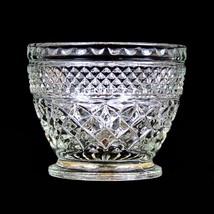Anchor Hocking Wexford Open Sugar Bowl Vintage Footed Glassware JRB - $14.70
