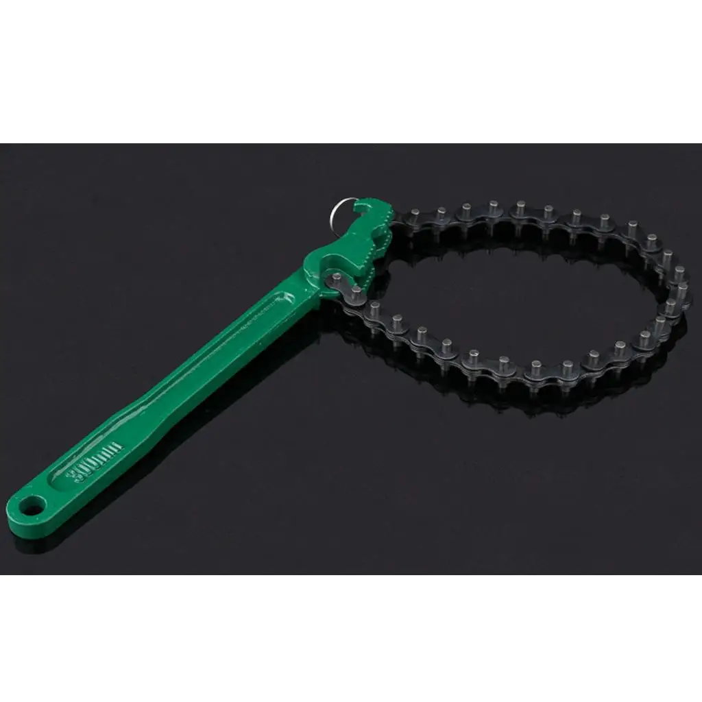 Adjustable Oil Filter Wrench Removal Tool Chain Type for Car - £20.99 GBP