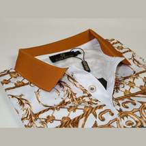Men Sports Polo Shirt MIZUMI Black Edition Soft Micro Poly Fashion 56575-A Multi image 3