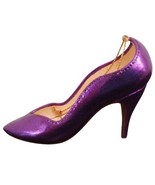 Metropolitan Museum of Art MMA Purple Violet Stiletto Heel Shoe Ornament... - $29.38