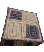 Handmade Quilted Tissue Box Cover Pink Purple White Shabby Chic Cottage ... - $274.48 MXN Handmade Quilted Tissue Box Cover Pink Purple White Shabby Chic Cottage ... - $274.48 MXN