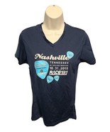Nashville Tennessee 5k 10k &amp; Half Marathon Womens Small Gray Jersey - $494.92 MXN