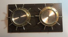 Vintage Springfield Weather Station Thermometer Humidity Gauge Wheel Made in USA - $14.92