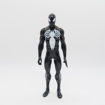 Marvel Black Suit Spider-Man Titan Hero Series Figure 12&quot; Hasbro Symbiote 2014 - £3.53 GBP