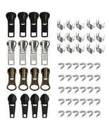 YAFIYGI 12PCS Zipper Replacement Kit Metal Plastic Nylon Coil Repair - $64.35 MXN