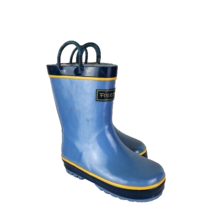 Freemori Kids Blue Rubber Boots Pull On Size 8 - £10.22 GBP