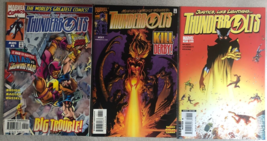 THUNDERBOLTS run of (3) issues, as shown  (1997-2006) Marvel Comics FINE- - £11.67 GBP