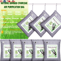 8-Pack Nature Fresh Bamboo Charcoal Air Purifying Bags Ultimate Odor Absorber - £23.72 GBP
