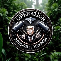 Operation Midnight Hammer Sticker Decal Trump Iran Sticker Decal Bunker ... - €3,44 EUR+