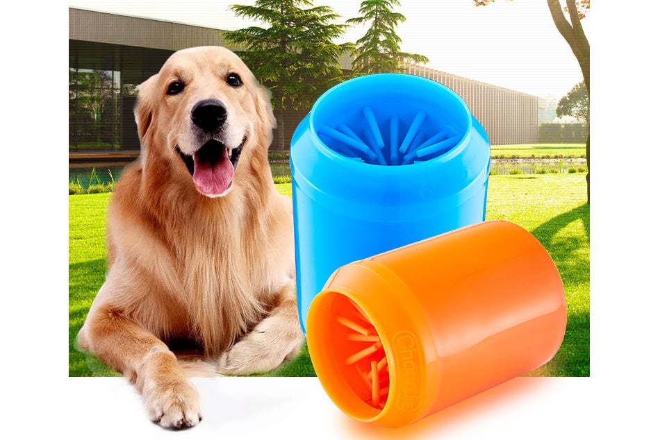 Pet Foot Washing Cup Dogs And Cats Automatic Claw Washing Cleaning Gadget - $12.90+