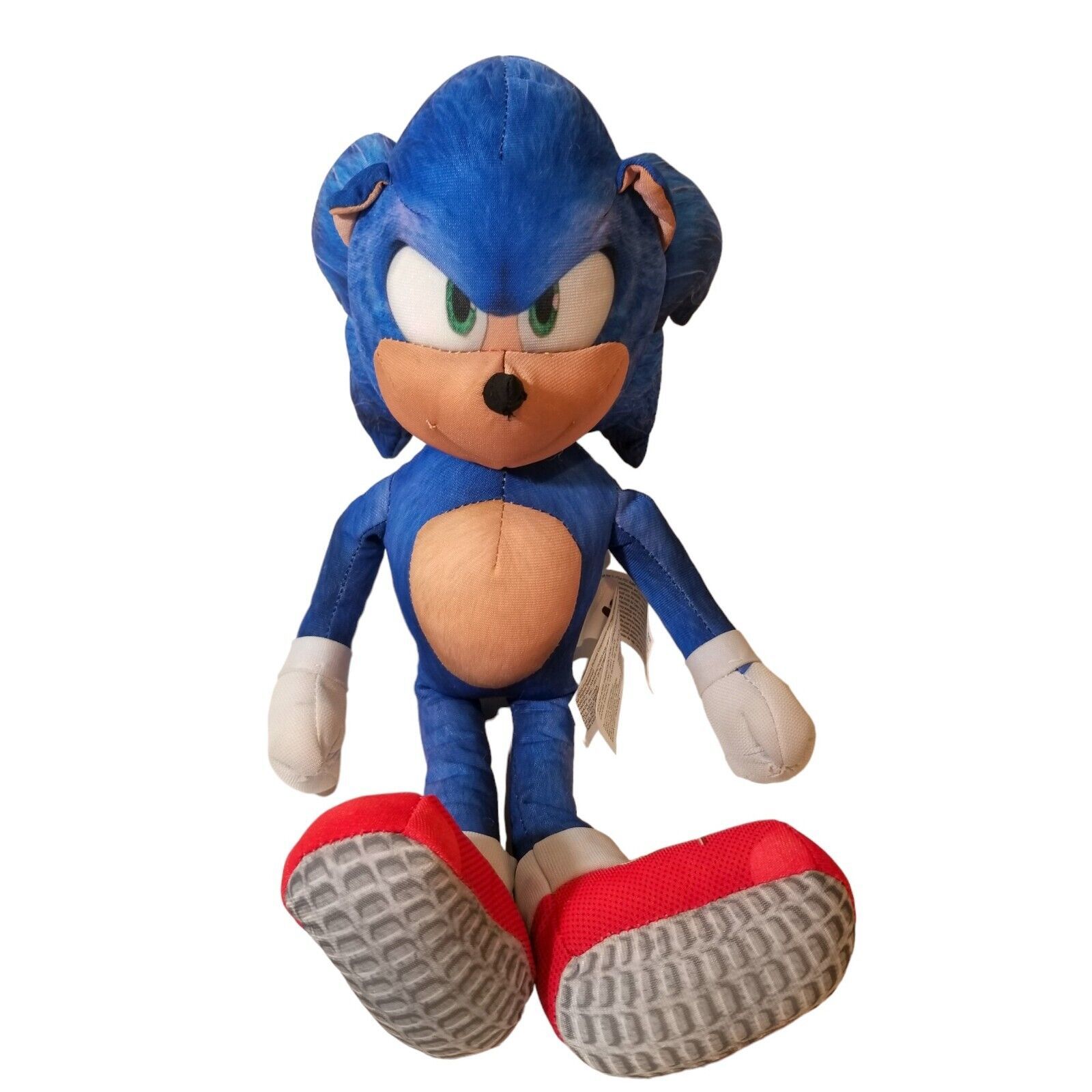 Sonic the Hedgehog Talking Plush Stuffed Animal Toy Sega 2020 Jakks Works READ - £15.93 GBP