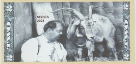 2023 Andy Griffith show Loaded Goat with Otis Campbell $2 Hard Feel Novelty Bill - £2.34 GBP