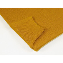 Men PRINCELY Made in Turkey Soft Merinos Wool Sweater Knits Mock 1011-00 Gold image 5