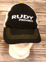 AUTHENTIC RUDY PROJECT CYCLING GEAR BASEBALL HAT CAP BLACK &amp; WHITE MESH ... - $13.96