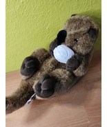 A&amp;A Aurora Plush Brown Sea Otter Clam Shell 12” Plush Stuffed Animal Vin... - $421.04 MXN
