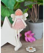 Soft Sitting Fairies with Boucle Skirt and Wings - Available in 2 colours - $9.41