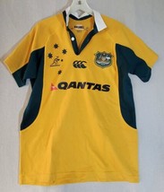 Rugby Union Australia Authentic Wallabies Long Sleeve Shirt Size Small Q... - $26.14