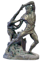 GRAND TOUR Hercules from Pompeii 17&quot; Museum Sculpture Replica Reproduction - $246.51