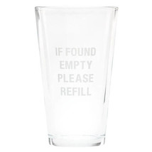 Say What Pint Glass 470mL - Please Refill - £22.86 GBP