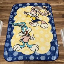 Vintage Tiny Toon Adventures Looney Tunes Babs Buster Bunny Throw Blanke... - $94.99